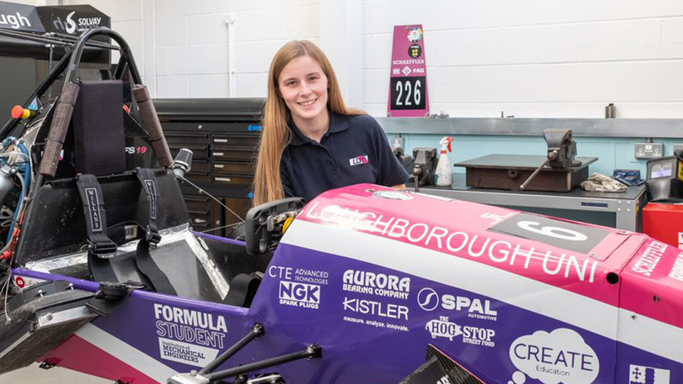 LU Motorsport Team Member and Materials Engineering Student Danielle Thompson
